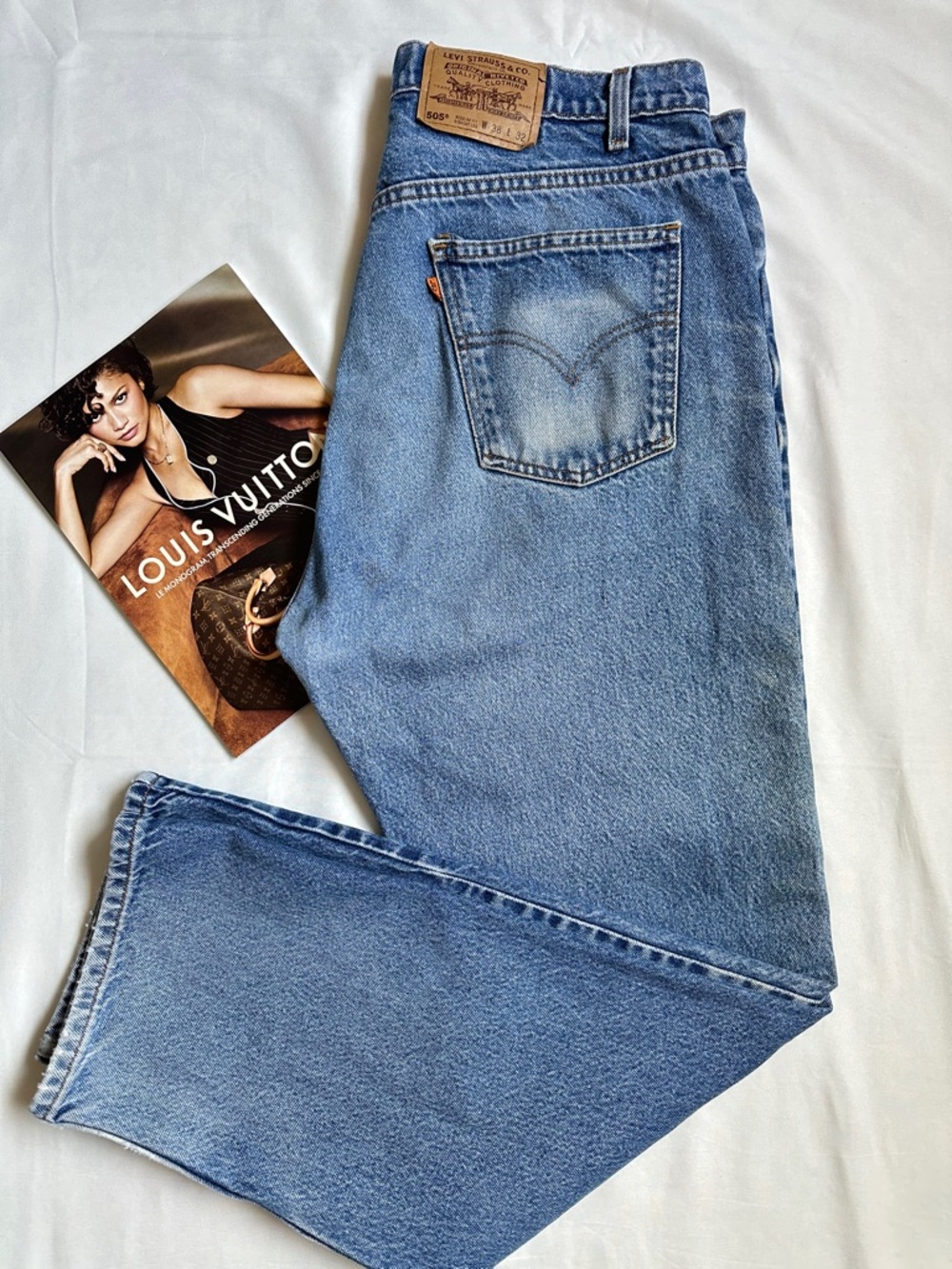 Vintage Levi's 505 Regular Fit Light Blue Jeans